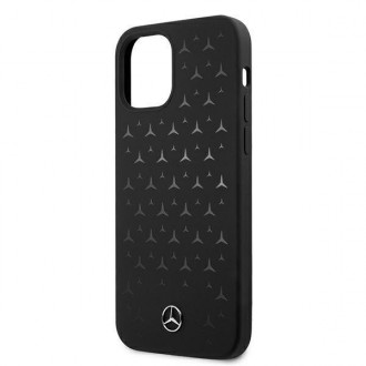 Mercedes MEHCP12LSIPBK iPhone 12 Pro Max 6,7" czarny/black hardcase Silicone Stars Pattern