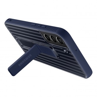 Samsung Protective Standing Cover Case for Samsung Galaxy S22 + (S22 Plus) Navy Blue (EF-RS906CNEGWW)