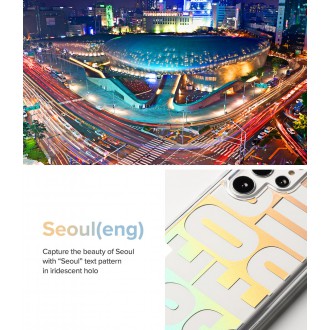 Ringke Fusion Design Armored Case Cover with Gel Frame for Samsung Galaxy S22 Ultra transparent (Seoul) (F594R89)