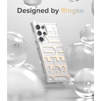 Ringke Fusion Design Armored Case Cover with Gel Frame for Samsung Galaxy S22 Ultra transparent (Seoul) (F594R89)