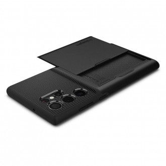 Spigen SLIM ARMOR CS GALAXY S22 ULTRA BLACK