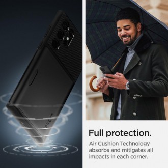 Spigen SLIM ARMOR CS GALAXY S22 ULTRA BLACK