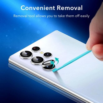 TEMPERED GLASS ESR CAMERA LENS GALAXY S22 ULTRA BLACK