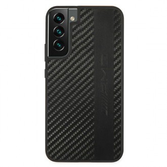 AMG AMHCS22MBLSCA S22+ S906 czarny/black hardcase Carbon Stripe&Embossed