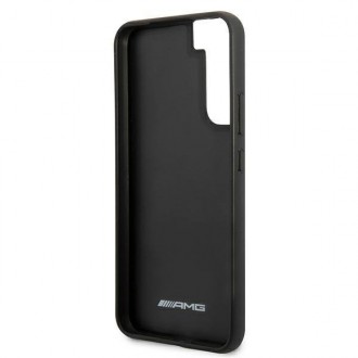 AMG AMHCS22SGSEBK S22 S901 czarny/black hardcase Leather Debossed Lines
