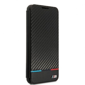 Etui BMW BMBKS21FEPUCARTCBK S21 FE G990 czarny/black bookcase M Collection Triangles