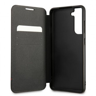 Etui BMW BMBKS21FEPUCARTCBK S21 FE G990 czarny/black bookcase M Collection Triangles