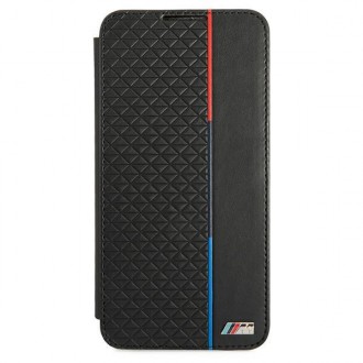 Etui BMW BMBKS21FETRTBK S21 FE G990 czarny/black bookcase M Collection Triangles