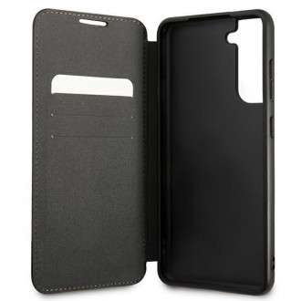 Etui BMW BMBKS21FETRTBK S21 FE G990 czarny/black bookcase M Collection Triangles