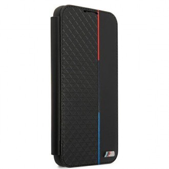Etui BMW BMBKS22STRTBK S22 S901 czarny/black bookcase M Collection Triangles
