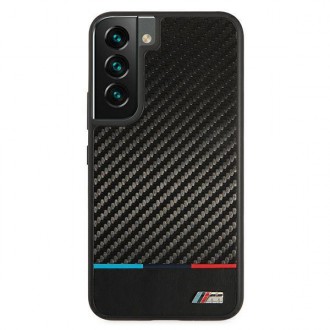 Etui hardcase BMW BMHCS22SPUCARTCBK S22 S901 black/czarny M Collection Triangles