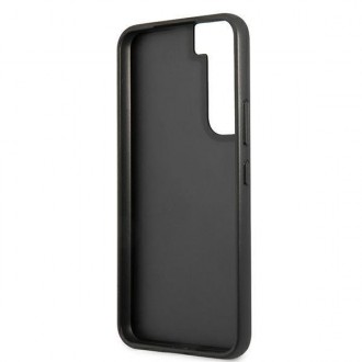 Etui hardcase BMW BMHCS22SPUCARTCBK S22 S901 black/czarny M Collection Triangles
