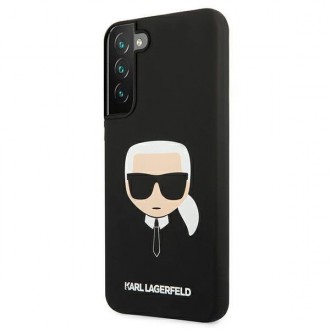 Karl Lagerfeld KLHCS22MSLKHBK S22 + S906 black / black hardcase Silicone Karl`s Head