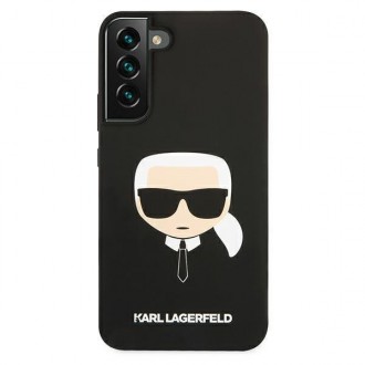 Karl Lagerfeld KLHCS22MSLKHBK S22 + S906 black / black hardcase Silicone Karl`s Head