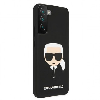 Karl Lagerfeld KLHCS22MSLKHBK S22 + S906 black / black hardcase Silicone Karl`s Head