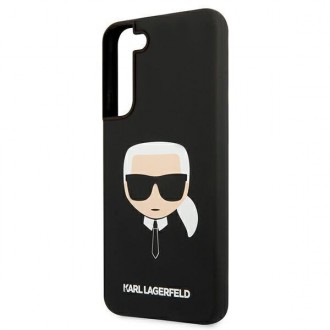 Karl Lagerfeld KLHCS22MSLKHBK S22 + S906 black / black hardcase Silicone Karl`s Head