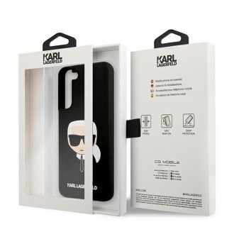 Karl Lagerfeld KLHCS22MSLKHBK S22 + S906 black / black hardcase Silicone Karl`s Head