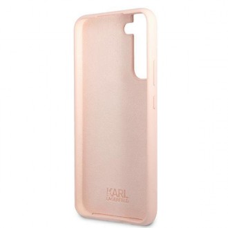 Karl Lagerfeld KLHCS22MSLKHPI S22+ S906 rożowy/pink hardcase Silicone Karl`s Head