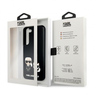 Karl Lagerfeld KLHCS22SSSKCK S22 S901 hardcase czarny/black Silicone Karl & Choupette