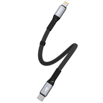 Dudao L10P cable USB Type C - Lightning PD20W 0.23m black (L10P)