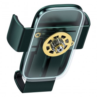 Baseus Metal Age II gravitační držák autotelefonu pro mřížku ventilace zelený (SUJS000006)
