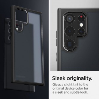 Spigen ULTRA HYBRID GALAXY S22 ULTRA FROST BLACK