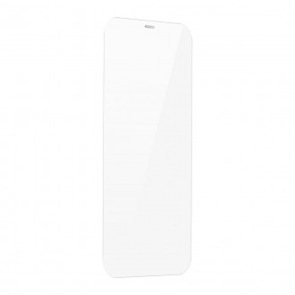 Baseus 2x tempered glass for iPhone 12 Pro Max with speaker cover + positioner (SGBL060802) (case friendly)
