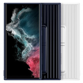 Ochranné pouzdro Samsung Protective Standing Cover Armor s dvojitým stojánkem pro Samsung Galaxy S22 Ultra White (EF-RS908CWEGWW)