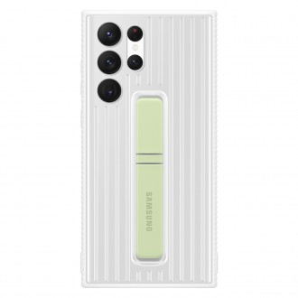 Ochranné pouzdro Samsung Protective Standing Cover Armor s dvojitým stojánkem pro Samsung Galaxy S22 Ultra White (EF-RS908CWEGWW)