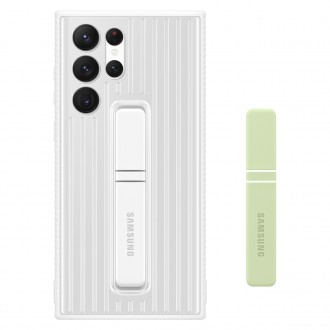 Ochranné pouzdro Samsung Protective Standing Cover Armor s dvojitým stojánkem pro Samsung Galaxy S22 Ultra White (EF-RS908CWEGWW)