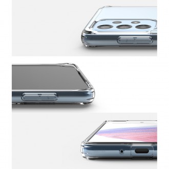 Ringke Fusion TPU Cover with Frame Gel Frame for Samsung Galaxy A53 5G transparent ()
