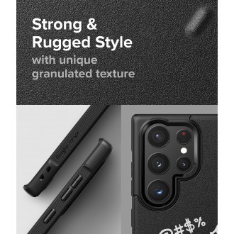 Ringke Onyx Design Durable TPU Cover for Samsung Galaxy S22 Ultra black (Graffiti) ()