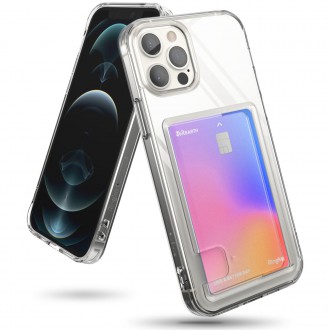 Ringke Fusion Card Case for iPhone 12 Pro Max Wallet Card Documents Transparent (FCD463E52)