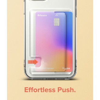 Ringke Fusion Card Case for iPhone 12 Pro Max Wallet Card Documents Transparent (FCD463E52)