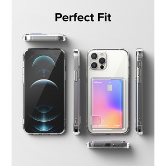 Ringke Fusion Card Case for iPhone 12 Pro Max Wallet Card Documents Transparent (FCD463E52)