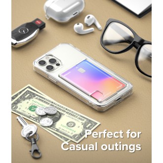 Ringke Fusion Card Case for iPhone 12 Pro Max Wallet Card Documents Transparent (FCD463E52)