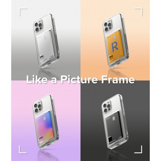 Ringke Fusion Card Case for iPhone 12 Pro Max Wallet Card Documents Transparent (FCD463E52)
