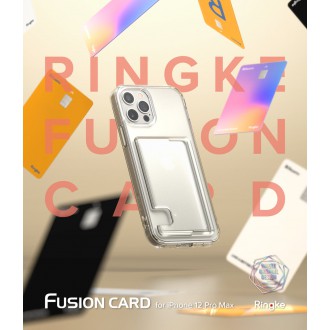 Ringke Fusion Card Case for iPhone 12 Pro Max Wallet Card Documents Transparent (FCD463E52)