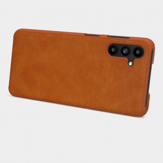 Nillkin Qin leather holster for Samsung Galaxy A13 5G brown