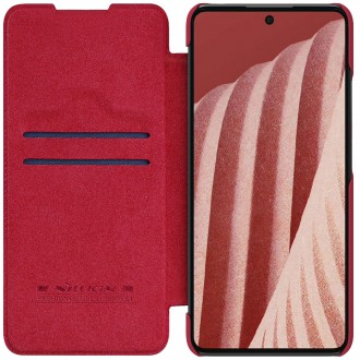 Nillkin Qin leather holster for Samsung Galaxy A73 red