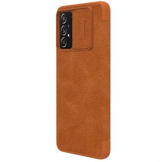 Nillkin Qin leather holster for Samsung Galaxy A73 brown