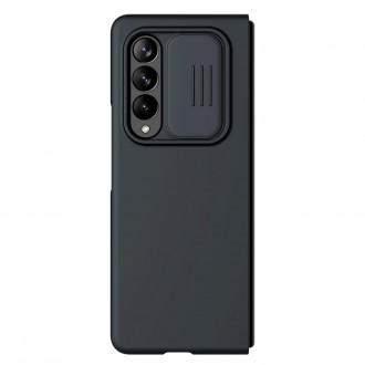 Nillkin CamShield Silky Silicone Case kryt s krytem fotoaparátu pro Samsung Galaxy Z Fold 3 černý