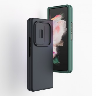 Nillkin CamShield Silky Silicone Case kryt s krytem fotoaparátu pro Samsung Galaxy Z Fold 3 černý