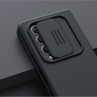 Nillkin CamShield Silky Silicone Case kryt s krytem fotoaparátu pro Samsung Galaxy Z Fold 3 černý