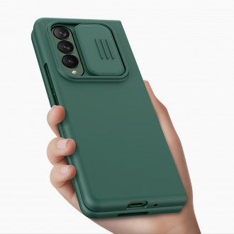 Nillkin CamShield Silky Silicone Case kryt s krytem fotoaparátu pro Samsung Galaxy Z Fold 3 černý