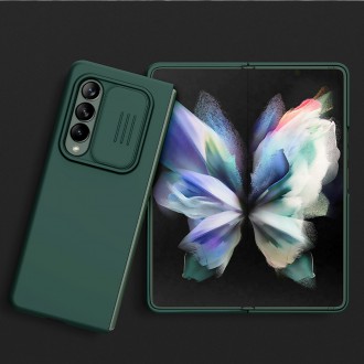 Nillkin CamShield Silky Silicone Case kryt s krytem fotoaparátu pro Samsung Galaxy Z Fold 3 černý