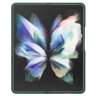 Nillkin CamShield Silky Silicone Case kryt s krytem fotoaparátu pro Samsung Galaxy Z Fold 3 zelený