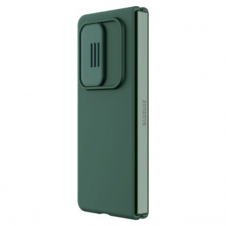Nillkin CamShield Silky Silicone Case kryt s krytem fotoaparátu pro Samsung Galaxy Z Fold 3 zelený
