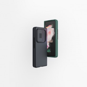 Nillkin CamShield Silky Silicone Case kryt s krytem fotoaparátu pro Samsung Galaxy Z Fold 3 zelený