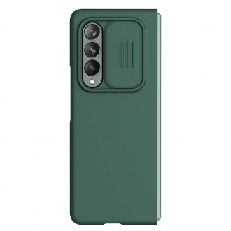 Nillkin CamShield Silky Silicone Case kryt s krytem fotoaparátu pro Samsung Galaxy Z Fold 3 zelený